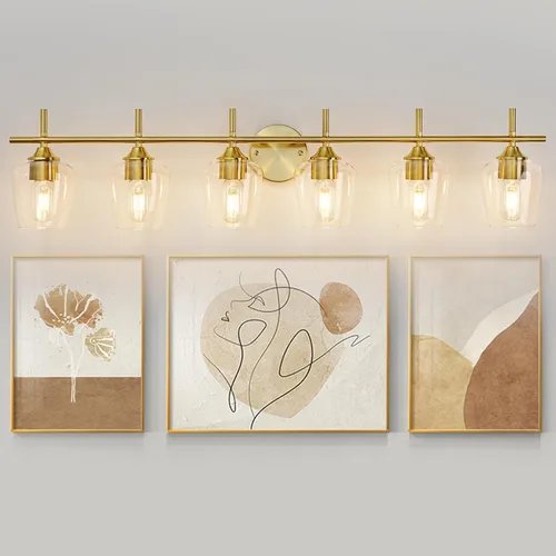Miniatura 15 de Accesorios de luz de baño de 2 luces, Luz de tocador moderna negra, Lámpara de pared de baño para espejo, cocina, dormitorio, pasillo, sala