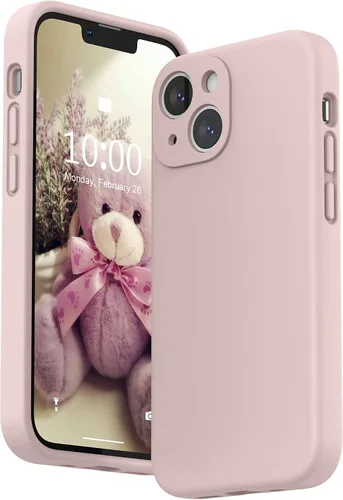 Miniatura 12 de SURPHY Funda compatible con iPhone 13 Mini con protector de pantalla, (protección de cámara y forro de microfibra suave), funda de silicona líquida