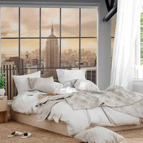 Miniatura 5 de artgeist Mural de pared premium de la ciudad de Nueva York, 216 x 98 pulgadas, papel tapiz fotográfico no tejido, impresión artística, mural