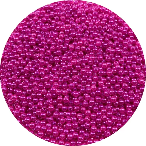 Miniatura 18 de 400 piezas de cuentas de perlas de 8 mm Cuentas de perlas negras redondas con agujeros para manualidades de costura, decoración, pulseras, collares
