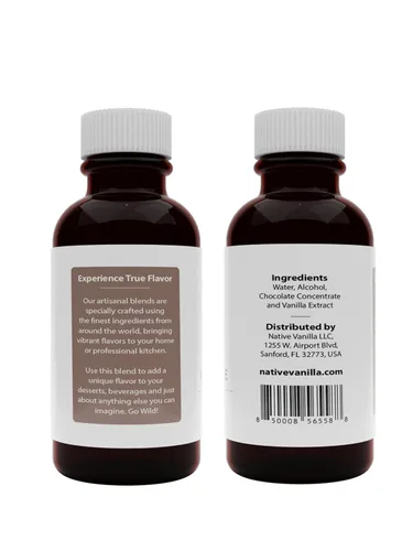 Miniatura 2 de Native Vanilla - Extracto de Chocolate Puro - 4 Fl Oz - Sabores y Extractos Puros - Perfecto para Cocinar, Hornear y Elaboración de Postres