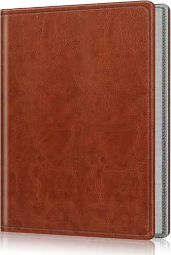 Miniatura 14 de Fintie - Álbum de fotos de 5x7 pulgadas, 52 bolsillos, mini capacidad, cubierta premium de piel vegana, portátil, álbum en formato de billetera