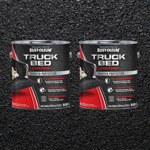 Miniatura 2 de Rust-Oleum 342668 - Revestimiento para caja de camioneta antióxido, 1 cuarto de galón, color negro