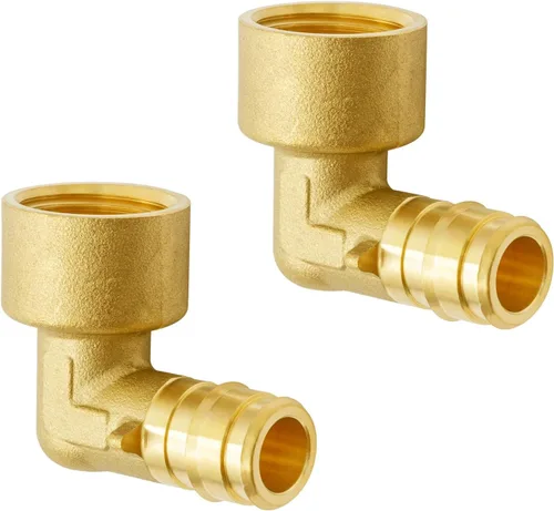 Miniatura 8 de SUNGATOR Paquete de 2 codos de oreja NPT hembra PEX A de expansión de 1/2 "x 1/2", ASTM F1960 solo para tubos Pex-A