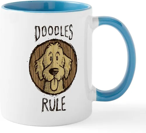 Miniatura 39 de CafePress I Love My Doodle Mugs - Taza de café de cerámica, taza de té, 11 onzas