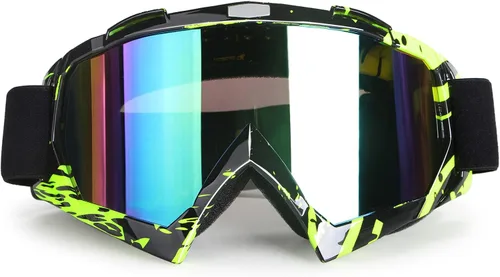 Miniatura 15 de Gafas de Motocicleta Motocross Dirt Bike Resistentes al Viento ATV A Prueba de Polvo Gafas de Carreras Resistentes a los Arañazos Gafas de Seguridad