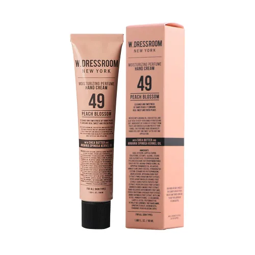 W.Dressroom Crema de manos hidratante para manos secas, loción coreana de absorción rápida, no grasa, tamaño de viaje 1.69 fl oz (1.7 fl oz), aroma