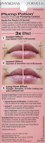 Miniatura 5 de Physicians Formula Plump Potion Extensión de color de cóctel para rellenar el labio sin agujas, Pink Rose Potion, 0.1 onzas