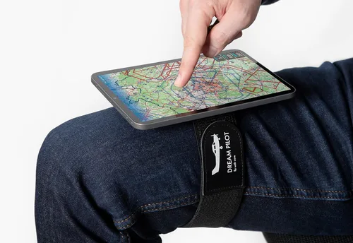 Miniatura 7 de Dream Pilot Kneeboard para iPad, iPad mini, iPhone, cualquier teléfono inteligente Android, cualquier tableta, solución universal – Diseño delgado