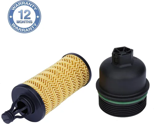Miniatura 7 de ONER Conjunto de tapa de carcasa para filtro de aceite y filtro de aceite, apto para Maserati Ghibli V6 3.0L 2014-2019, Maserati Quattroporte V6