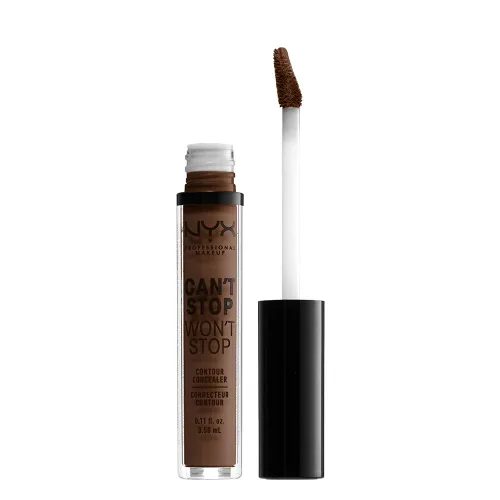 Miniatura 23 de NYX PROFESSIONAL MAKEUP Can't Stop Won't Stop - Corrector de contorno, 24 horas de cobertura total y acabado mate - Vainilla 06 VAINILLA