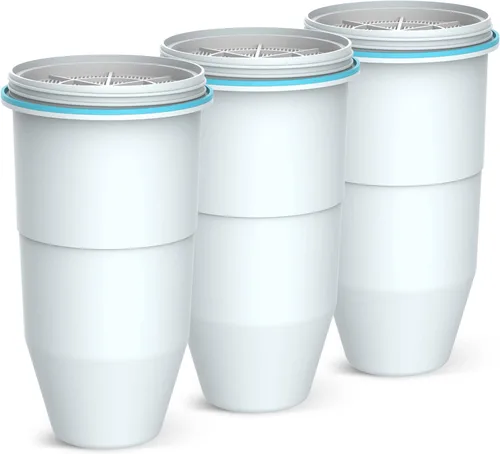 Pureline Filtro de agua para jarra de 5 etapas, filtros de repuesto para jarra y filtros dispensadores, certificado NSF/ANSI para reducir TDS,