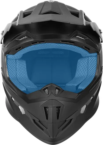 Miniatura 6 de GLX GX23 - Casco para bicicleta de tierra/motocross - Negro mate, L - Aprobado por el Departamento de Transporte de EE. UU