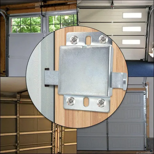 Miniatura 4 de Sistema de bloqueo universal y ajustable para puerta de garaje residencial Reemplazo de cerradura para reparación de puertas de garaje Cerradura