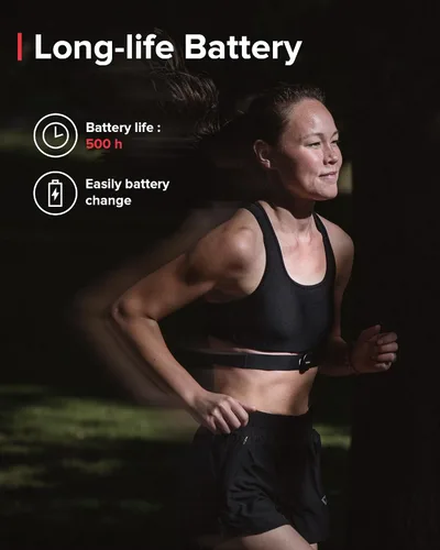 Miniatura 3 de SUUNTO Cinturón inteligente de frecuencia cardíaca: seguimiento superior de la frecuencia cardíaca, ajuste cómodo, negro