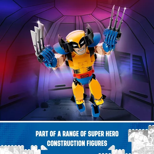 Miniatura 6 de LEGO Marvel Wolverine Figura de Construcción 76257 Figura de Acción de Marvel Construible, Figura Coleccionable de Marvel Completamente Articulable