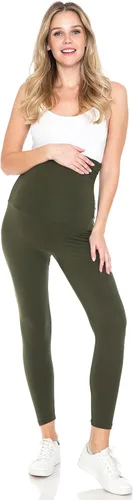 Miniatura 7 de Leggings Depot - Leggings de maternidad para mujer, sobre el vientre, mallas de yoga casuales para embarazo