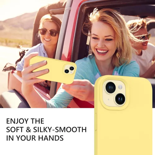 Miniatura 360 de GUAGUA Funda compatible con iPhone 17 Pro Max de 6.9 pulgadas, silicona líquida, goma de gel suave, delgada, forro de microfibra delgada
