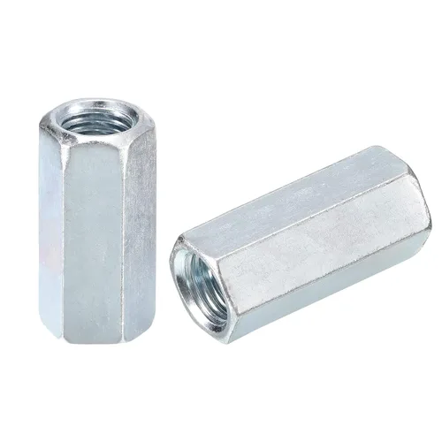 Miniatura 19 de uxcell 10 tuercas de acoplamiento M5x8x12mm - Acoplador de varilla roscada hexagonal de acero al carbono galvanizado para muebles, electrónico