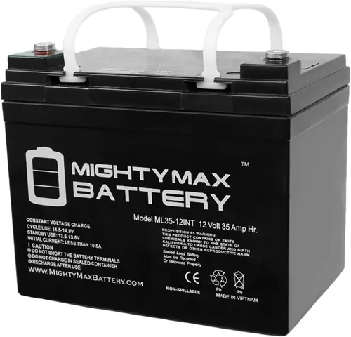 Miniatura 2 de ML35-12INT - 12 voltios 35 AH, terminal de rosca interna (INT), batería recargable SLA AGM y batería SLA de 5 AH - Producto de la marca Mighty Max