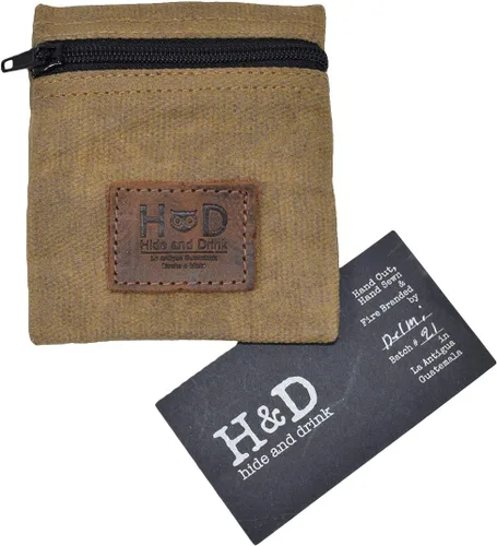 Miniatura 26 de Hide & Drink, Bolsa de condón de lona encerada resistente al agua, bolsa de bolsillo con tecnología Change Valuables, regalo clásico para socios