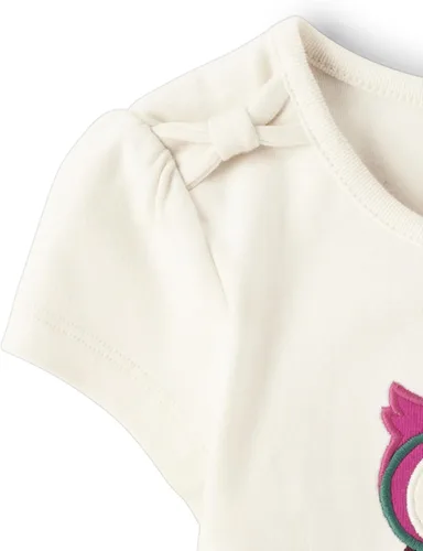 Miniatura 3 de Gymboree Camisetas de manga corta con estampado bordado para niñas y niños pequeños