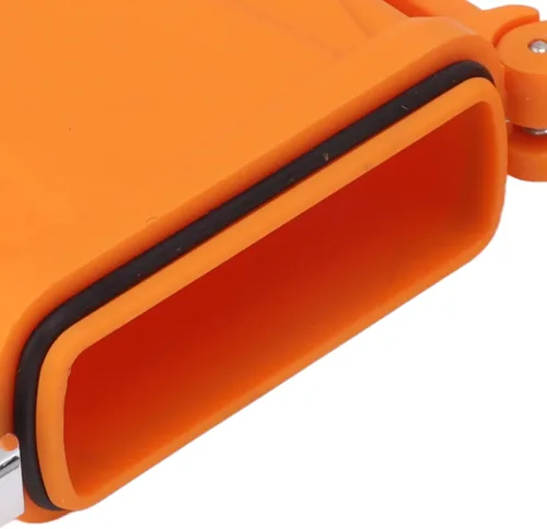 Miniatura 8 de TOPINCN Funda para encendedor de antorcha, resistente funda portátil IP56 impermeable para acampar al aire libre (naranja)