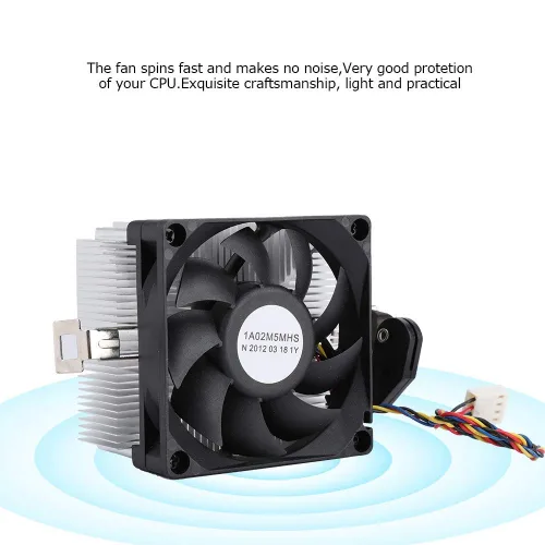Miniatura 3 de Enfriador de CPU de 12 V, rodamiento hidráulico de 2200 rpm, ventilador silencioso de alta velocidad 7015, ventilador de refrigeración de CPU