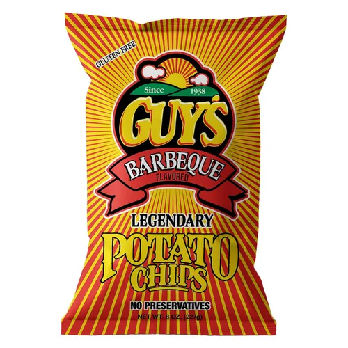 Miniatura 12 de Guys - Papas fritas de crema agria y cebolla, bocadillos saludables y salados con una mezcla única de especias, papas fritas naturales, papas fritas