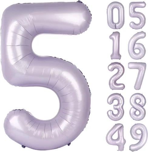 Miniatura 68 de Globo de cumpleaños número 4 dorado de 40 pulgadas, globos gigantes del número cuatro 14 24 34 40 44 2024, globos grandes de lámina de mylar para Oro