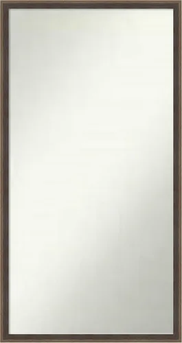 Miniatura 85 de Amanti Art Brown Bathroom Mirror for Over Sink, 23x41 Custom Made Hardwood Wedge Mocha Rectangle Vanity Mirror, Large Modern Wood Frame, Hangs
