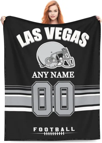 Miniatura 19 de Manta personalizada de Arizona, manta personalizada con cualquier nombre y número, mantas ligeras y cálidas personalizadas, regalos para hombres