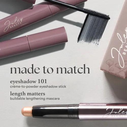 Miniatura 7 de Julep - Sombra de ojos 101 de crema a polvo, impermeable, barra con sombra de ojos – brillo perla – duradera, a prueba de arrugas, sombra de ojos