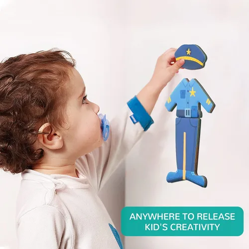 Miniatura 6 de Toi Juguetes magnéticos para niños, cajas de rompecabezas magnéticas con tablero de juego para niños de 3 a 8 años, juguete de mesa preescolar