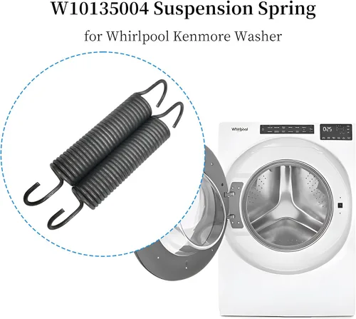 Miniatura 5 de 2 piezas W10135004 8182814 Muelle de suspensión para lavadora de Whirlpool Kenmore 8181762 1470473 8182796 1200353 AH1485946 EA1485946 PS1485946