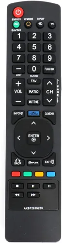 AKB72915239 - Control remoto de repuesto para LG LCD LED TV 37LK450 42LK450 47LK450 42LK520 47LK520 42PW350U 50PW350U 42PW350R 50PW350R 42LW50000