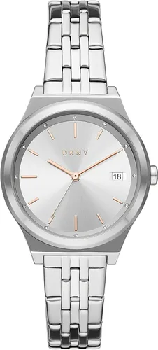 Miniatura 4 de DKNY Reloj de vestir de cuarzo de acero inoxidable Parsons para mujer