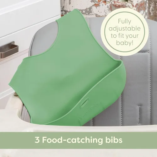 Miniatura 5 de Suministros de alimentación de destete para bebés con luz LED - UpwardBaby - Juego de alimentación para bebés - Cuenco de silicona con ventosa