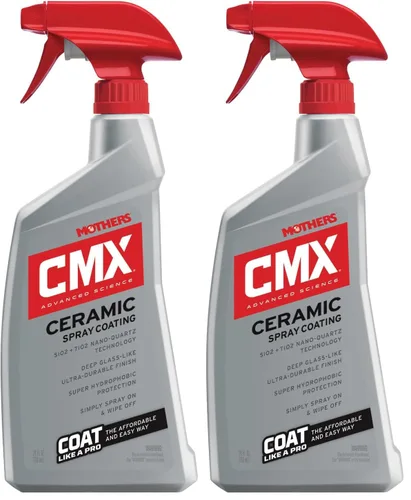 Miniatura 9 de Mothers CMX Revestimiento en aerosol de cerámica, 24 onzas, protección avanzada de SiO2 + TiO2, fácil de usar, grado profesional, protección