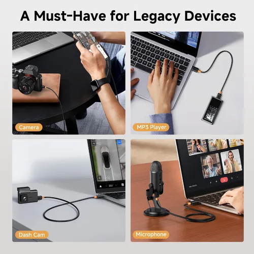 Miniatura 5 de Cable Matters Cable mini USB a USB C, 6.6 pies, datos de 480 Mbps, carga de 15 W, cable USBC a MiniUSB para controlador de juegos, cámara, GPS, Dash