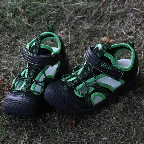 Miniatura 4 de Uovo - Sandalias deportivas para niños pequeños, con puntera cerrada, sandalias deportivas para senderismo al aire libre