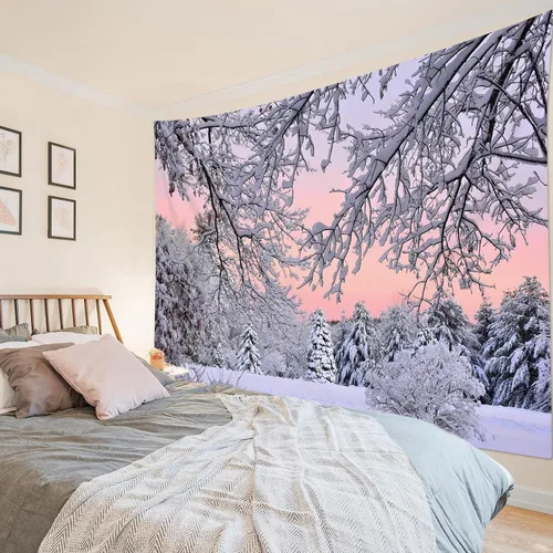 Miniatura 19 de HVEST Tapiz de mariposa para decoración de habitación, mariposas azules de fantasía en cielo estrellado, tapiz para colgar en la pared, tapiz negro