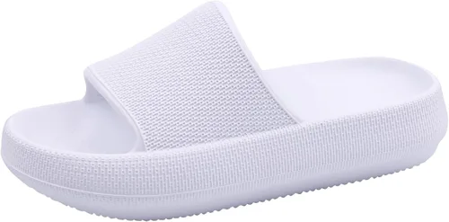 WYSBAOSHU Sandalias deslizantes para niños y niñas, cómodas, antideslizantes, suela gruesa, para verano, ducha, piscina, playa, agua
