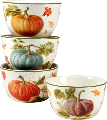 Miniatura 5 de Certified International Harvest Autumn Havest - Juego de vajilla de 16 piezas, servicio para 4, multicolor