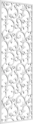 Miniatura 94 de Wheatland Paneles de pared decorativos de madera con calado, 9 3/8 pulgadas de ancho x 24 3/8 pulgadas de alto x 1/4 de alto, nogal