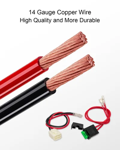 Miniatura 3 de Arnés de cableado de batería de 4 pines y 2 cables para Razor Dirt Quad Dune Buggy MX350 MX400 PR200 Pocket Mod Bella Betty Bistro Daisy Sport Mod