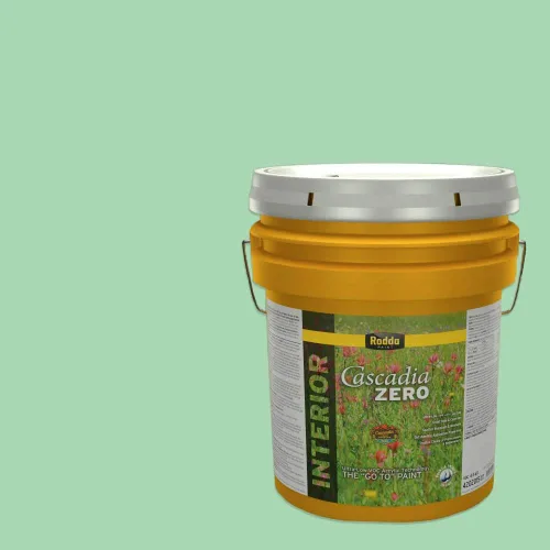 Miniatura 40 de Rodda Paint CASCADIA ZERO - Pintura e imprimación semibrillante para interiores en uno, cuarto de galón, madera de haya beechwood