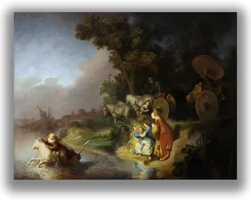 Miniatura 18 de Póster de niño montando un carnero, arte de pared en lienzo de Francisco Goya, reproducción romántica de pintura al óleo, pintura al óleo famosa