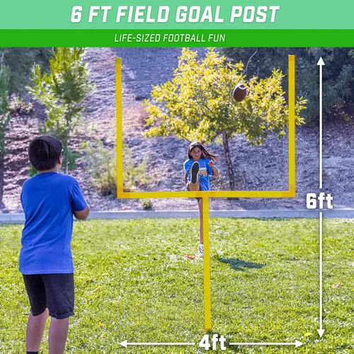 Miniatura 2 de GoSports Poste de Portería de Fútbol Americano - Juego de Fútbol Americano para Patio Trasero de 6 u 8 Pies