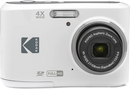 Miniatura 3 de Kodak PIXPRO FZ45 - Cámara digital de 16 MP con zoom óptico 4X de 1.063 in gran angular 1080P Full HD Video 2.7 pulgadas (blanco), tarjeta y lector
